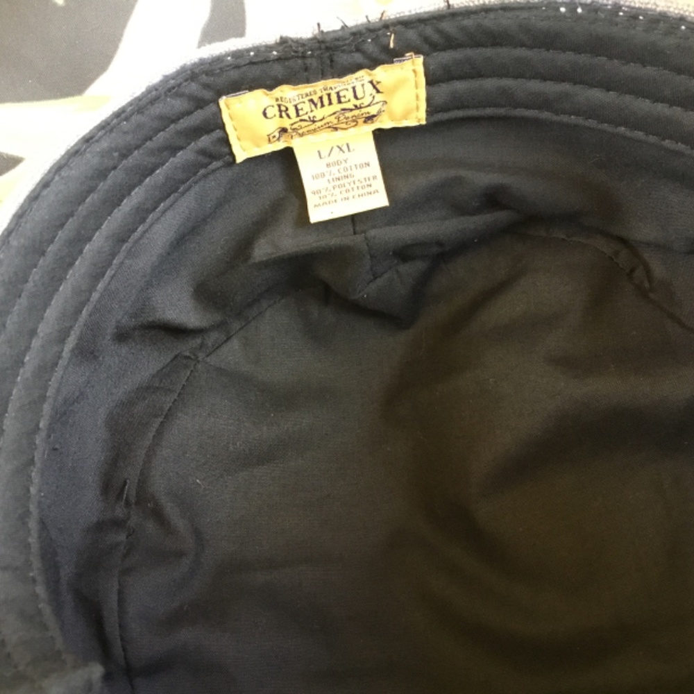 Cremieux Premium Denim Distressed Embroidered Hat - Picture 3 of 9